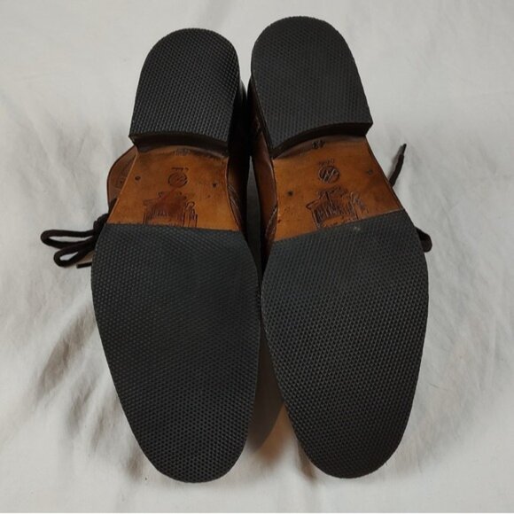 H by Hudson Angus Brown Leather Brogue Lace Up Boots Euro 43 - Picture 13 of 15